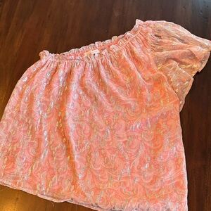 Ramy Brook XS Pink Women's One Shoulder Blouse